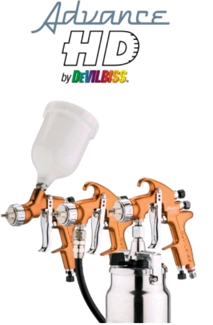 Devilbiss ADVANCE HD pistolet malarski - lakierniczy TRANS - TECH